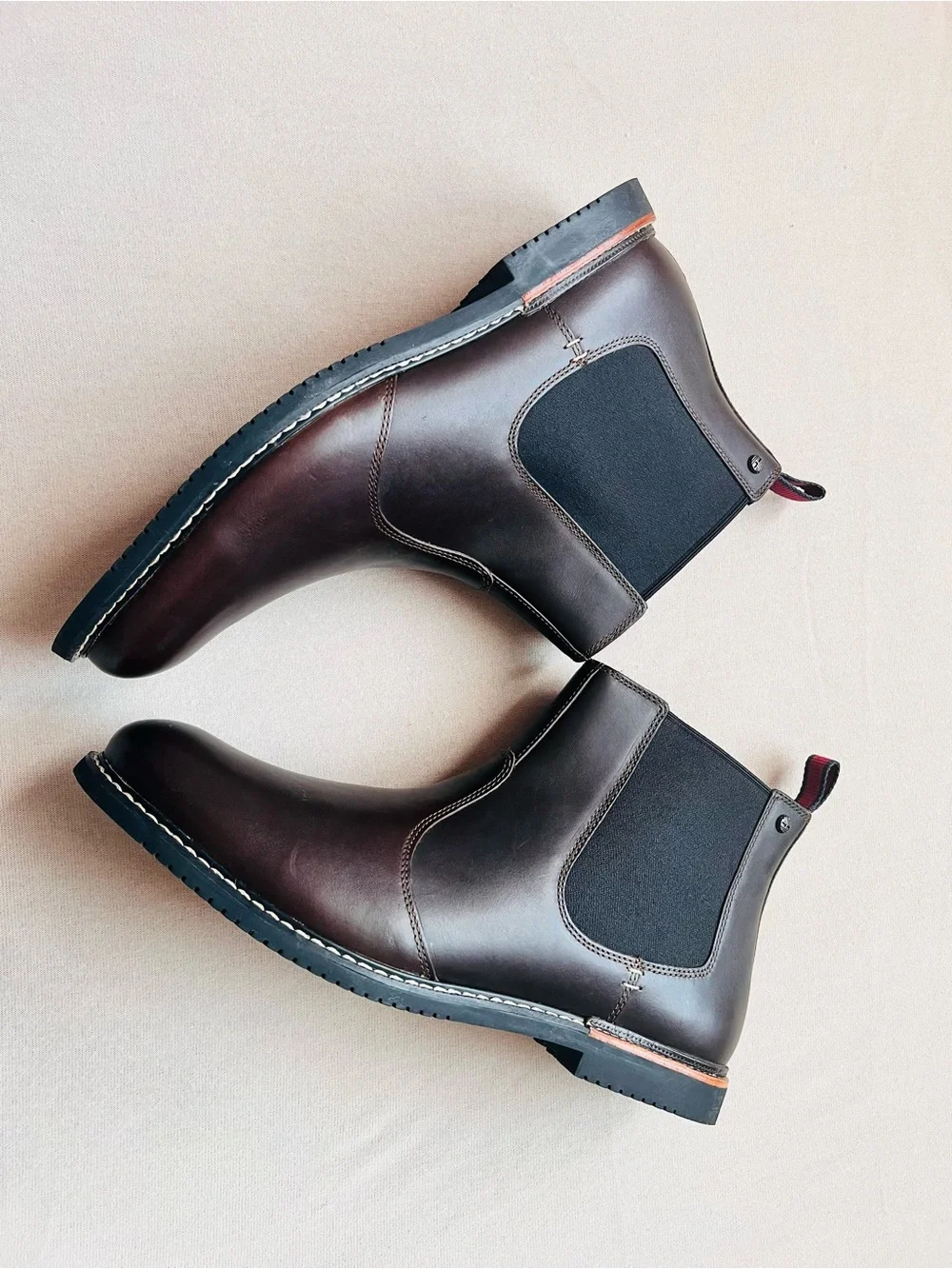 Timberland Brook Park Smooth Leather Chelsea Boots NWOT Men’s 11.5 Brown